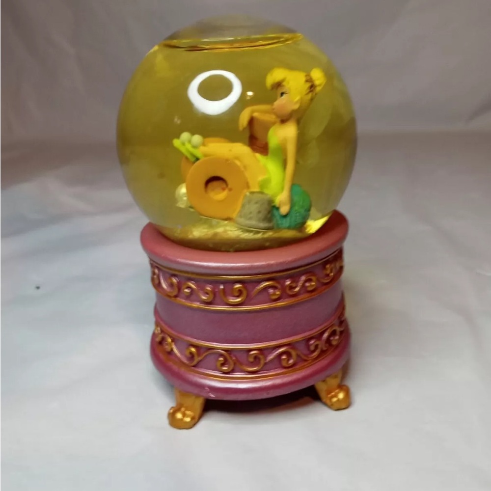 Disney Store Exclusive Mini Tinker Bell Snow Globe Fairies Edition sewing thread - Picture 5 of 7